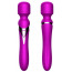 Универсальный вибромассажер Foxshow Silicone Dual Massager, фиолетовый - Фото №3
