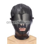 Маска Fetish Tentation Enjoy Pain BDSM Hood With Mask, черная - Фото №1