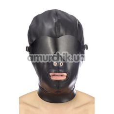 Маска Fetish Tentation Enjoy Pain BDSM Hood With Mask, чорна - Фото №1