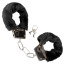 Наручники Playful Furry Cuffs, черные - Фото №1