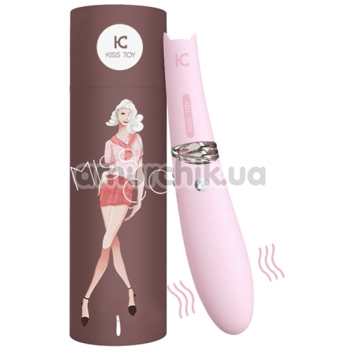 Симулятор орального сексу для жінок з вібрацією KissToy Miss CC, рожевий