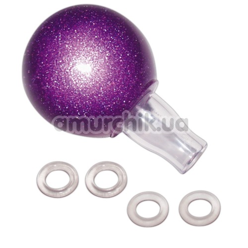 Вакуумный стимулятор для сосков Hard Nipple Sucker, фиолетовые - Фото №1