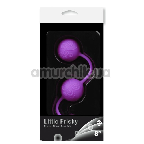 Вагинальные шарики Little Frisky, фиолетовые