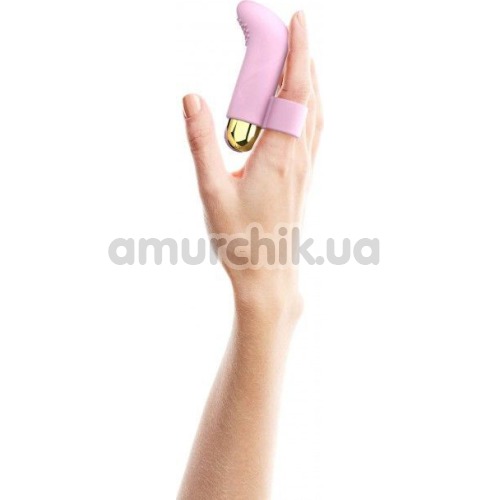 Насадка на палець з вібрацією Love To Love Touch Me, рожева