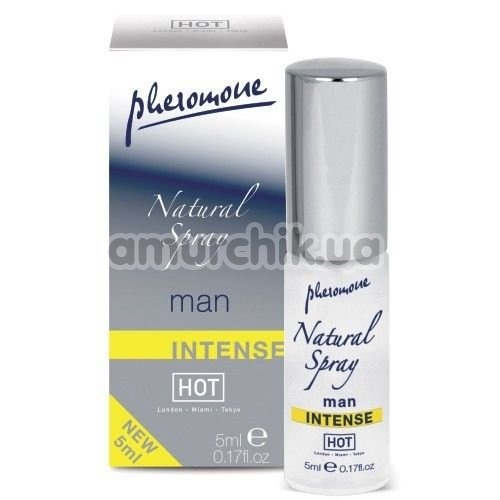 Парфуми з феромонами Hot Natural Spray Man Intense, 5 млдля чоловіків - Фото №1