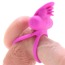 Виброкольцо Dual Clit Flicker, розовое - Фото №8