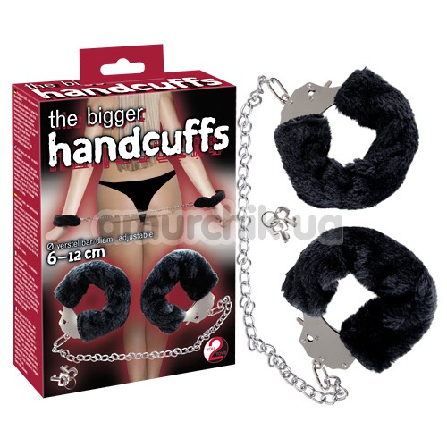 Наручники The Bigger Handcuffs, черные