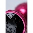 Анальная пробка с черным кристаллом Toyfa Metal 717007-95, розовая - Фото №7
