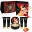 Набір для масажу Shunga Geishas Secret Kit - полуничне вино - Фото №2