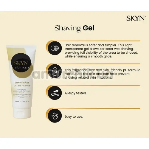 Гель для бритья Skyn Intimicare Shaving Gel, 150 мл