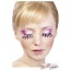 Ресницы Pink-Black Glitter Eyelashes (модель 519) - Фото №3