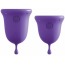 Набір з 2 менструальних чаш Jimmyjane Intimate Care Menstrual Cups, фіолетовий - Фото №1