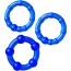 Набор из 3 эрекционных колец A-Toys 769004, синий - Фото №0