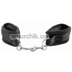 Фиксаторы для рук Sex & Mischief Black Beginners Handcuffs, черные - Фото №1