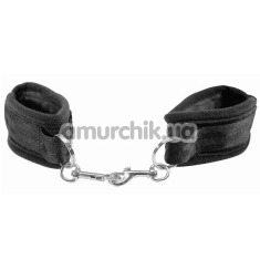 Фіксатори для рук Sex & Mischief Black Beginners Handcuffs, чорні - Фото №1