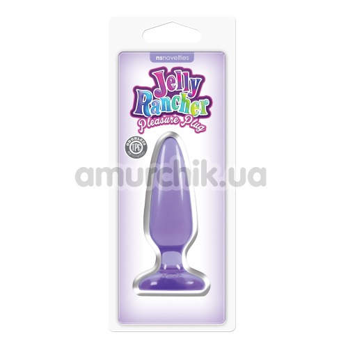 Анальная пробка Jelly Rancher Pleasure Plug Small, фиолетовая