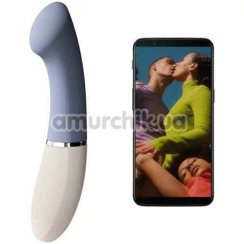 Вибратор Lelo Gigi 3 Powder Blue (Лело Джиджи 3 Паудер Блю), синий