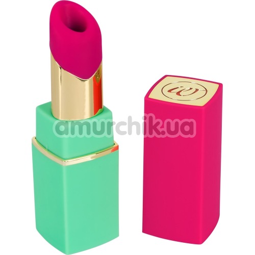 Симулятор орального секса для женщин Womanizer 2Go, розово-зеленый - Фото №1