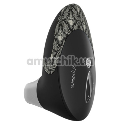 Симулятор орального сексу для жінок Womanizer W500 Pro, чорний з візерунком