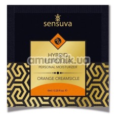 Лубрикант Sensuva Hybrid Formula Orange Creamsicle - апельсинове морозиво, 6 мл - Фото №1