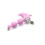 Анальная цепочка с вибрацией Cheerful Bead Dolphin, розовая - Фото №6