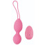 Вагінальні кульки з вібрацією M-Mello Ridged Vibrating Bullet, рожеві - Фото №1