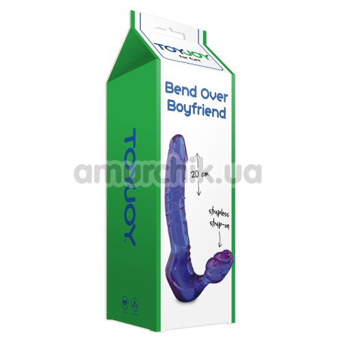 Безремневой страпон Bend Over Boyfriend, фиолетовый