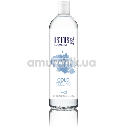 Лубрикант с охлаждающим эффектом BTB Cosmetics Water Based Lubricant XXL Cold Feeling, 250 мл - Фото №1