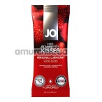 Оральний лубрикант JO H2O Strawberry Kiss - полуниця, 10 мл - Фото №1