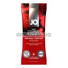 Оральний лубрикант JO H2O Strawberry Kiss - полуниця, 10 мл - Фото №1