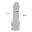 Фаллоимитатор Get Real 20 cm Extra Thick Dildo, телесный - Фото №9
