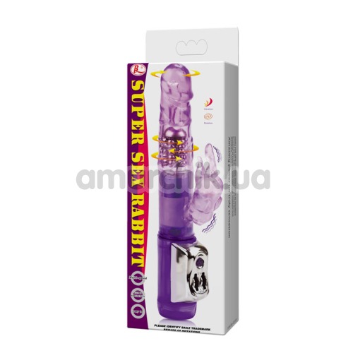 Вибратор Super Sex Rabbit, фиолетовый