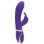Вибратор с подогревом Vibe Couture Rabbit Inferno, фиолетовый - Фото №1