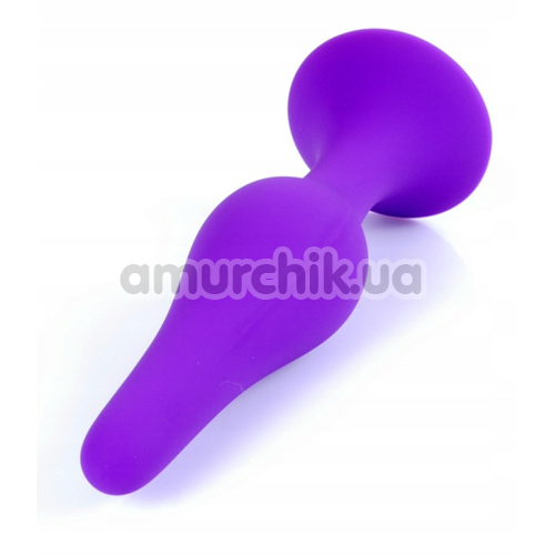 Анальна пробка Boss Series Silicone Purple Plug Extra Large, фіолетова