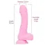 Фаллоимитатор с ароматом жвачки Delicious Dildo Bubble Gum 18.5 см, розовый - Фото №6