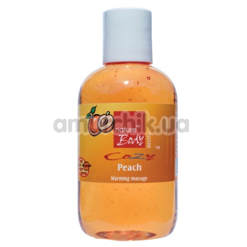 Массажное масло Nature Body Cozy Peach Warming Massage - персик, 100 мл