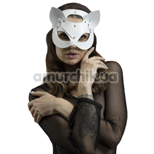 Маска Кошечки Feral Feelings Catwoman Mask, белая - Фото №1