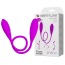 Двуконечный вибратор Pretty Love Snaky Vibe с шипами, фиолетовый - Фото №9