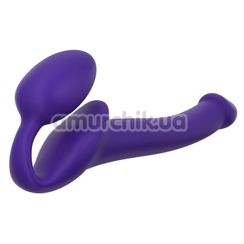 Безремневой страпон Strap-On-Me Silicone Bendable Strap-On S, фиолетовый