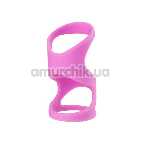 Насадка на пенис Sensation Sleeve, розовая - Фото №1