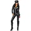 Костюм полицейской Leg Avenue Officer Payne Catsuit, черный: комбинезон + пояс + значок + головной убор - Фото №1