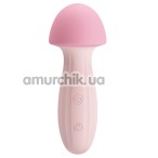 Универсальный вибромассажер Pretty Love Mushroom, розовый - Фото №1