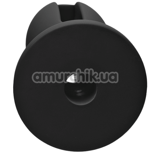 Анальная пробка Kink Lube Luge Premium Silicone Plug 6, черная