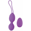 Вагінальні кульки з вібрацією M-Mello Ridged Vibrating Bullet, фіолетові - Фото №1