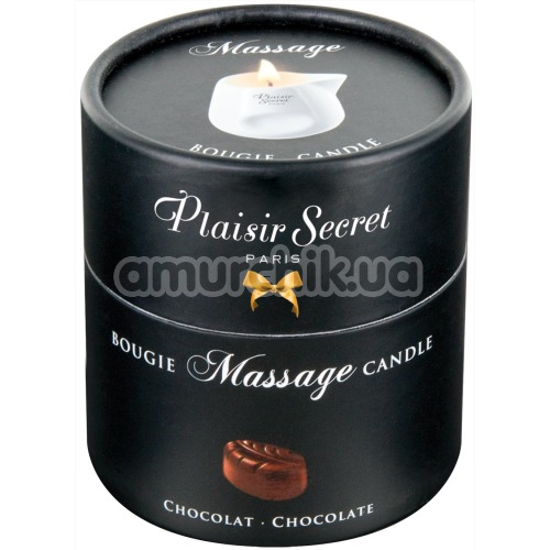 Массажная свеча Plaisir Secret Paris Bougie Massage Candle Chocolate - шоколад, 80 мл