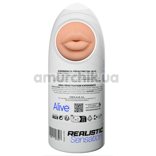 Симулятор орального секса Alive Flex Oral Experience, телесный