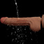 Фалоімітатор Sliding-Skin Dual Layer Dong 11.5, коричневий - Фото №20