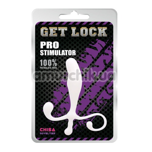Стимулятор простаты Get Lock Pro Stimulator, белый