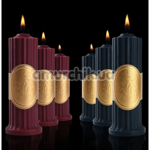 Свічка Upko Low Temperature Wax Candle, чорна