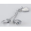 Затискачі для статевих губ Intimate Heart-Shaped Chain, срібні - Фото №6